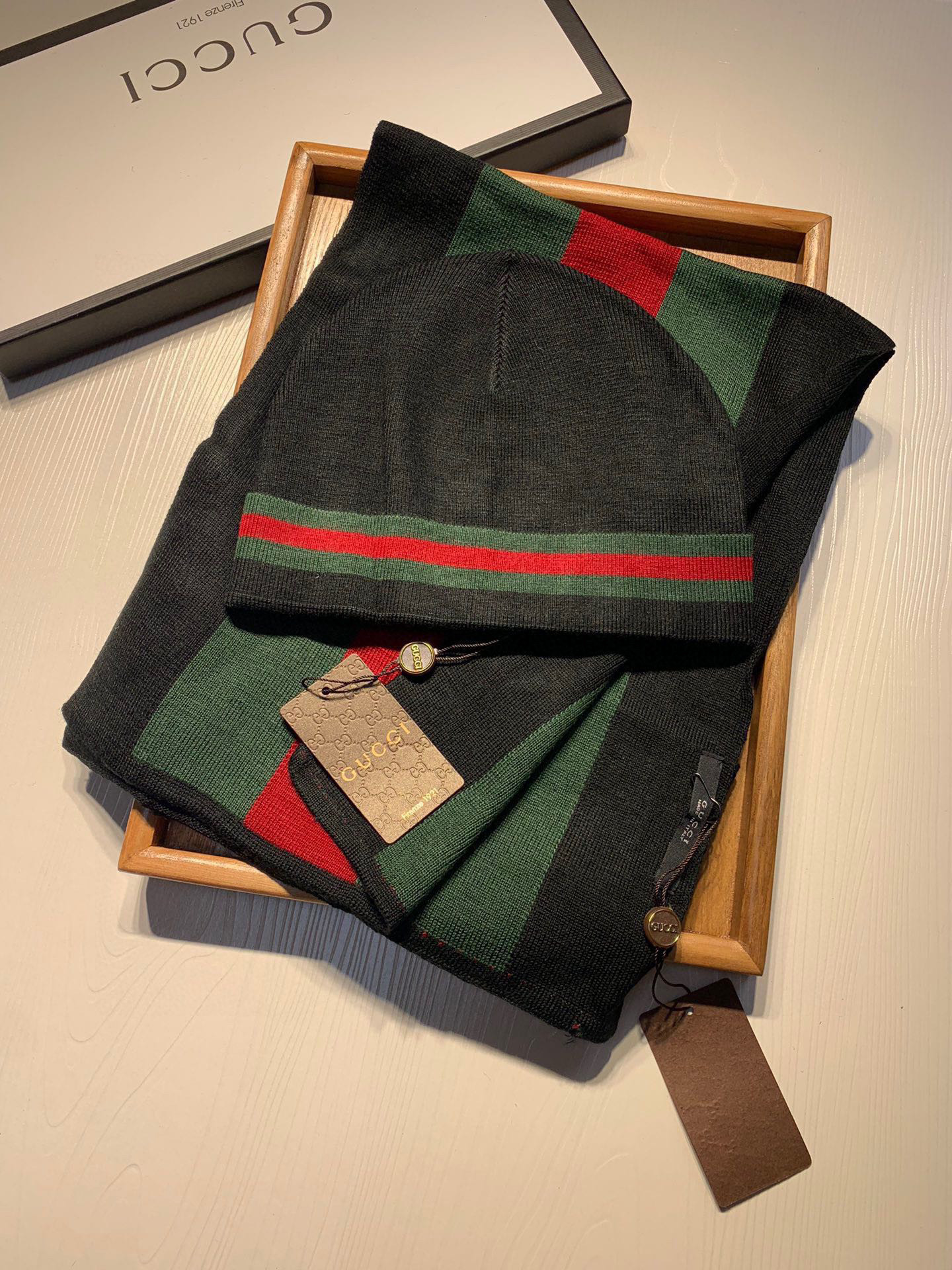 Gucci Scarf & Hat Set – SCHA1015