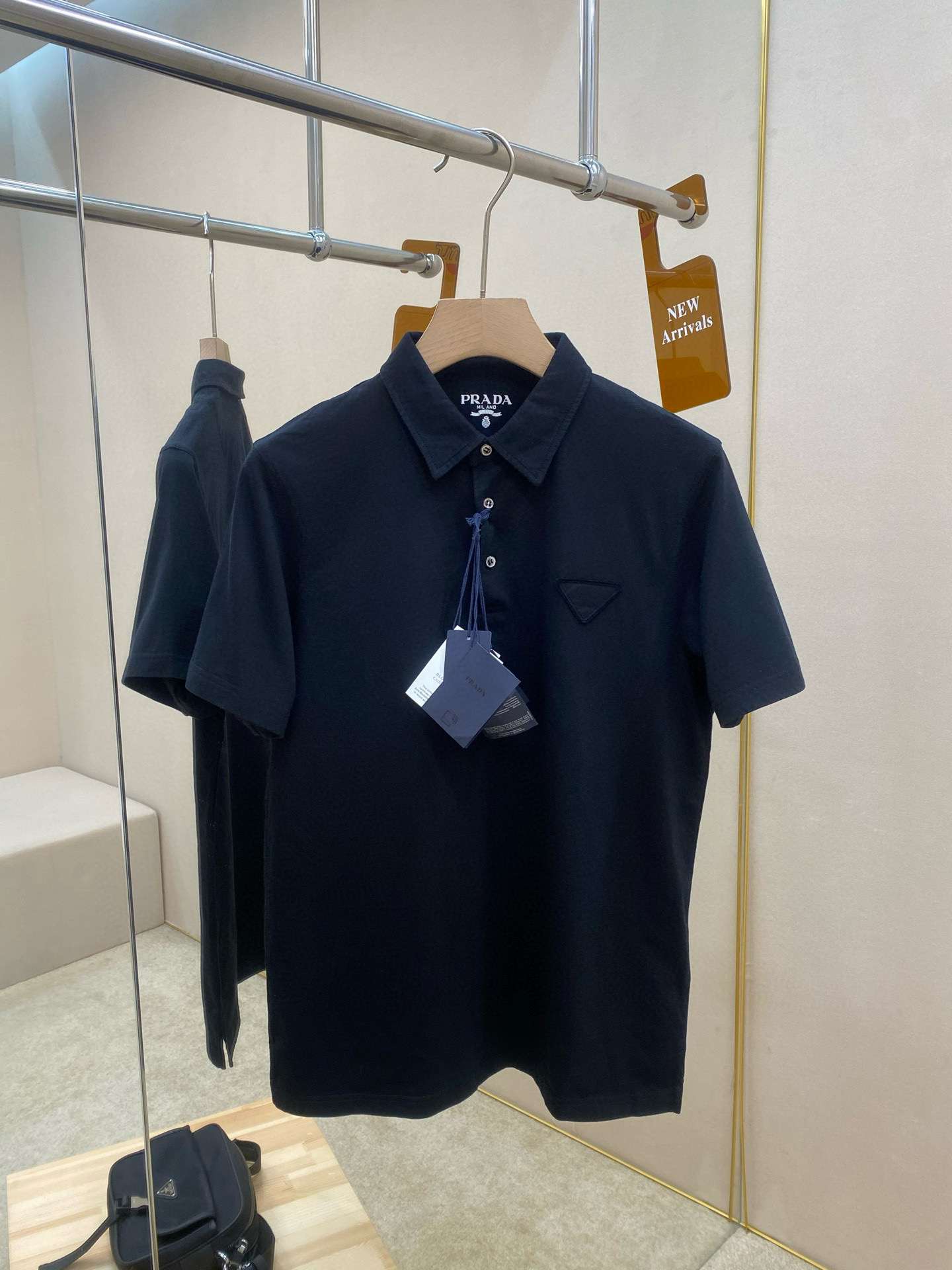 TSHP3300-1.jpg Prada Polo T-Shirt – TSHP3300 - Image 1