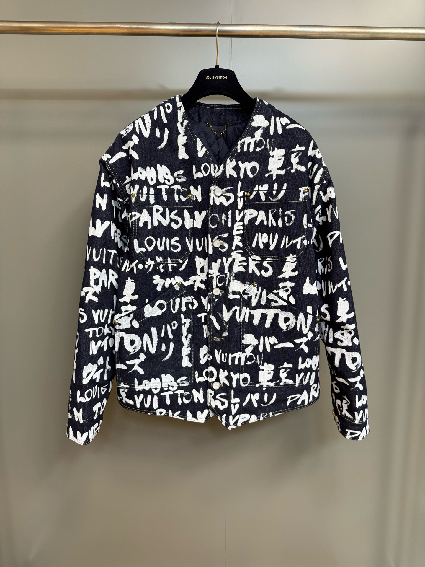 VEJK1180-1.jpg Louis Vuitton Denim Jacket – VEJK1180 - Image 1