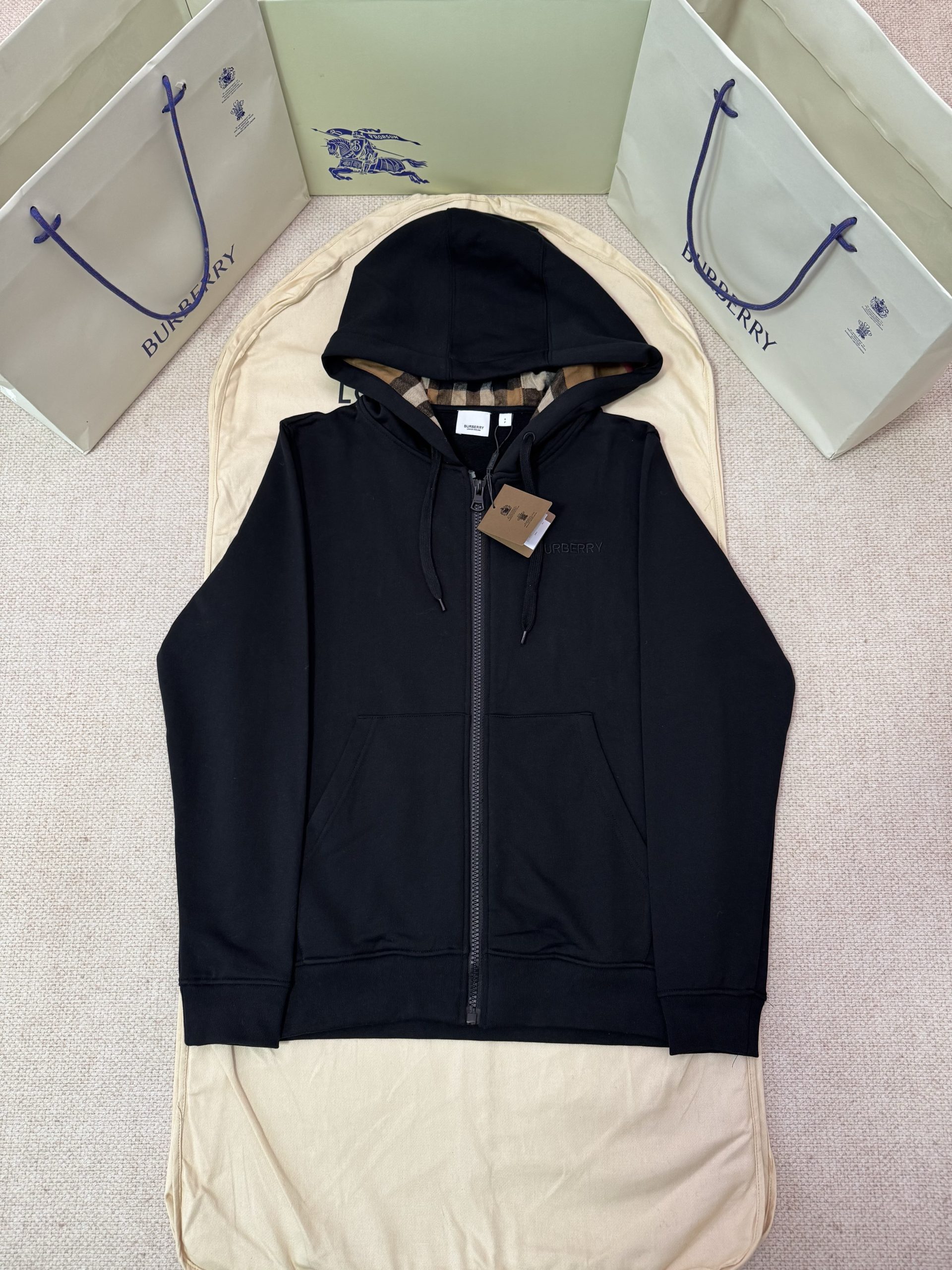 SWHO2807-2-scaled.jpg Burberry Hoodie – SWHO2807 - Image 1