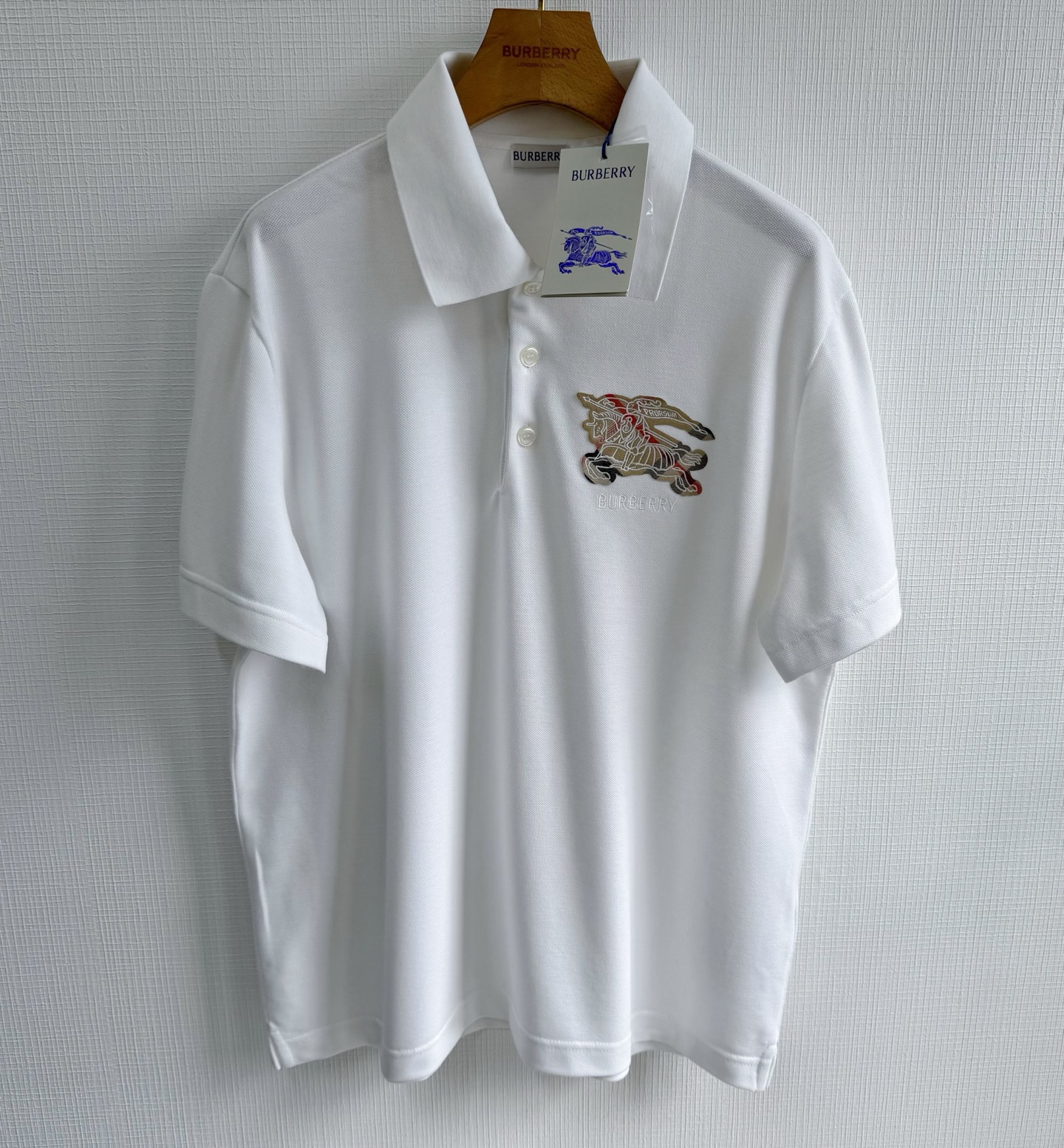 TSHP3733-1.jpg Burberry Polo T-Shirt – TSHP3733 - Image 1
