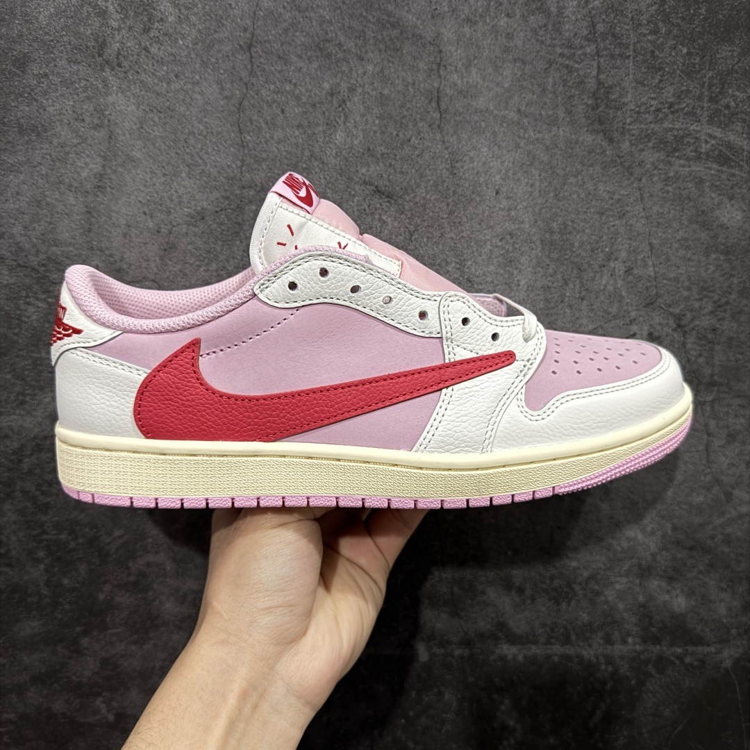 Nike Air Jordan 1 Retro Low Travis Scott Tropical Pink – NIKE1118